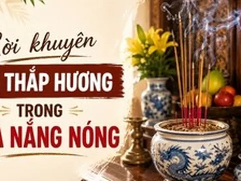 Lời khuyên khi thắp hương mùa nắng nóng
