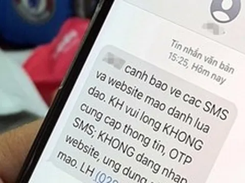Thông báo quan trọng tới tất cả người dân nhận được tin nhắn có nội dung sau