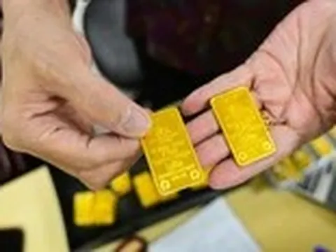 Giá vàng miếng SJC về mức thấp nhất trong nhiều tháng