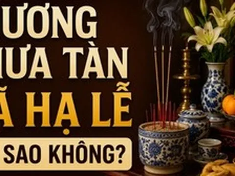 Hương chưa tàn đã hạ lễ có sao không?