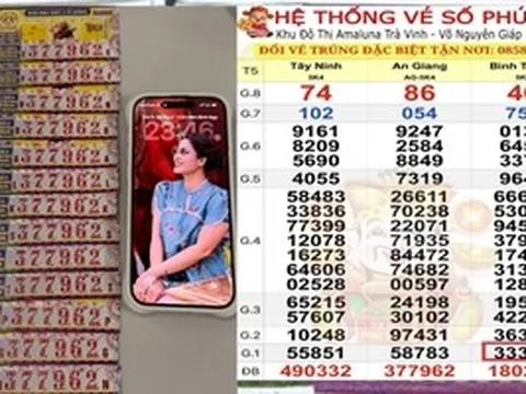 Mua vé online, một khách hàng trúng độc đắc 32 tỉ đồng xổ số miền Nam