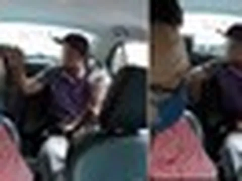 Thấy chồng cãi nhau với tài xế, vợ định xoa dịu nhưng bất ngờ bị chồng tát choáng váng