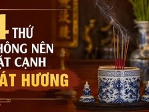 4 thứ không nên đặt cạnh bát hương