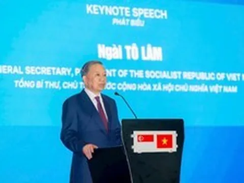 Tổng Bí thư, Chủ tịch nước Tô Lâm: Hợp tác công nghệ sẽ trở thành một trụ cột quan trọng trong quan hệ Việt Nam - Singapore