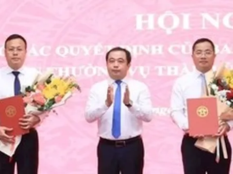 Điều động, bổ nhiệm nhiều cán bộ chủ chốt ở Hà Nội và 3 tỉnh