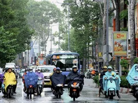 Hôm nay, TPHCM và Nam Bộ có thể mưa suốt ngày