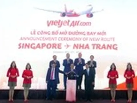 Vietjet mở đường bay Nha Trang - Singapore
