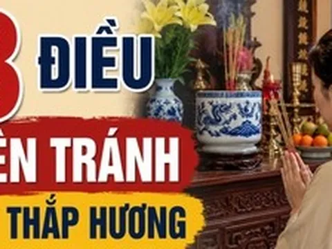 3 điều nên tránh khi thắp hương