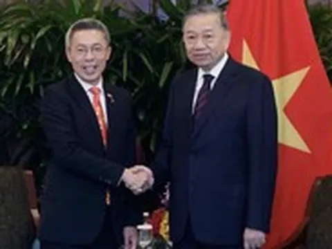 Tổng Bí thư, Chủ tịch nước Tô Lâm tiếp các tập đoàn công nghệ, tài chính, ngân hàng Singapore
