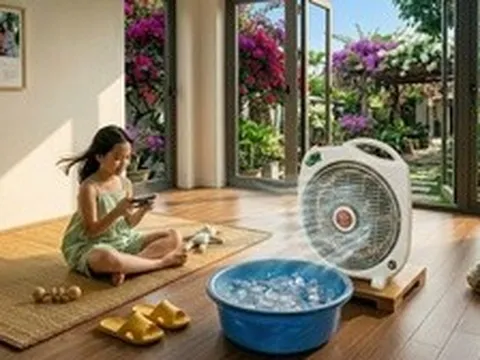 Đặt chậu nước trước quạt có làm mát phòng hơn?