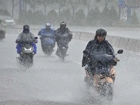 Ngày mai, nhiều tỉnh thành có mưa to đến rất to