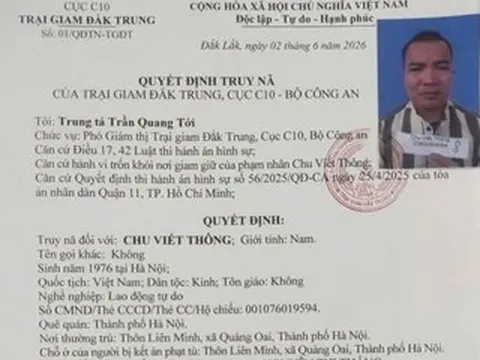 Phạm nhân trốn khỏi bệnh viện, công an phát lệnh truy nã