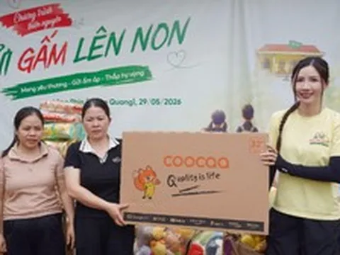 "Gửi Gấm Lên Non": Hành trình sẻ chia cùng trẻ em vùng cao dịp Quốc tế Thiếu nhi