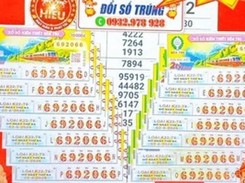 Xổ số miền Nam: 2 giải độc đắc và 3 giải an ủi xổ số miền Nam lộ diện vào sáng 3-6