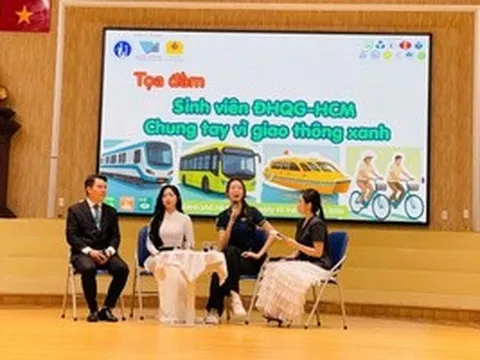 ĐHQG TPHCM khuyến khích sinh viên đi xe buýt, metro