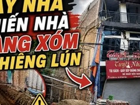 Ngôi nhà nứt toác, nguy cơ sập đổ vì hàng xóm đào móng: Chủ nhà nghẹn ngào vì mới sang sửa “chưa kịp tân gia”