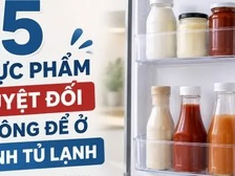 5 loại thực phẩm tuyệt đối không nên để ở cánh tủ lạnh
