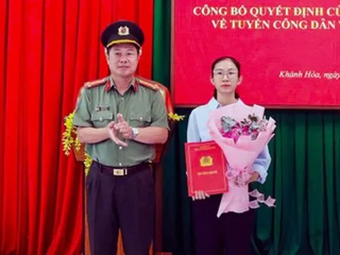 Vợ thiếu tá hy sinh được tuyển vào ngành công an: ‘Tôi muốn tiếp nối màu áo của chồng’