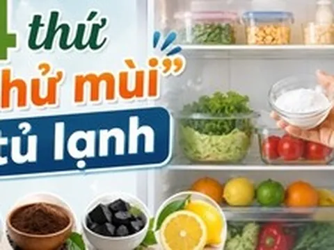 4 thứ "khử mùi" tủ lạnh