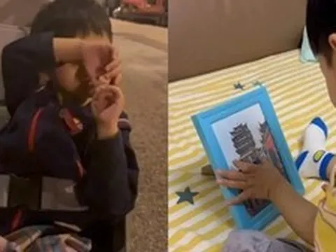 Bé trai 3 tuổi chưa biết mẹ đã qua đời, ngày nào cũng đòi đi tìm mẹ, người cha nghẹn lòng nói dối: "Mẹ đi làm ở nước ngoài"
