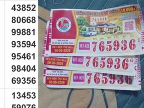 Xổ số miền Nam ngày 6-6: Giải độc đắc vé số Bình Phước lộ diện sớm bất ngờ