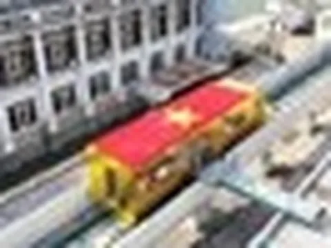 Việt Nam vừa có đoàn tàu dát vàng được chạy thử dưới lòng đất, thiết kế chở được 80 khách