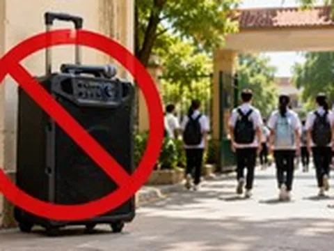 Tạm dừng dịch vụ loa lưu động để thí sinh thi tốt nghiệp THPT