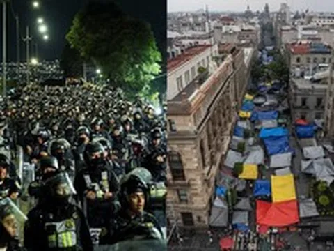 World Cup 2026 "loạn cào cào" khi hàng trăm người dân dựng lều trại bên ngoài SVĐ, sân trống vì vé quá đắt,... FIFA chỉ nói "bình tĩnh thôi"