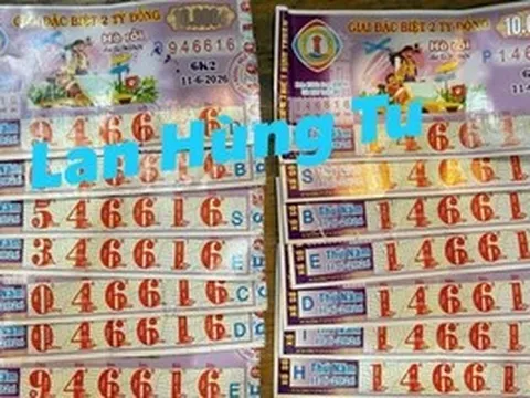 Trúng xổ số miền Nam, nhiều khách hàng đổi thưởng “lai rai”