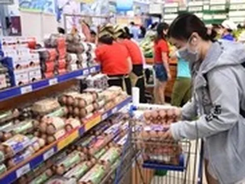 Giá trứng giảm sâu, người chăn nuôi lỗ nặng nhưng giá tại siêu thị vẫn neo cao