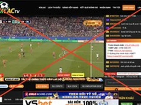 Web trực tiếp World Cup 2026 trái phép vẫn ngập tràn trên mạng