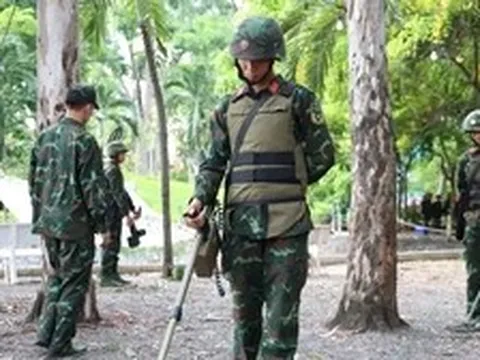 Quét radar tìm các hố chôn tập thể tại Công viên Lê Thị Riêng
