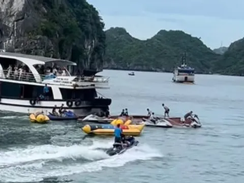 Va chạm tàu du lịch trên vịnh Lan Hạ, một nữ du khách tử vong