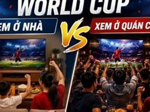 Xem World Cup ở nhà hay ra quán cà phê thì tiết kiệm hơn?