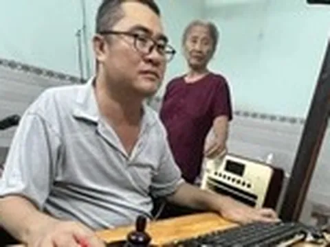 Người cha liệt tứ chi không đầu hàng số phận