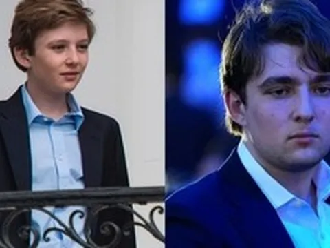Tiếc cho con trai Tổng thống Mỹ Barron Trump
