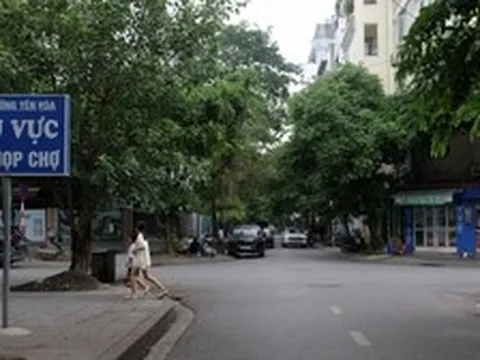 Khung cảnh khác lạ tại nơi từng là chợ tạm đông đúc nhất Khu đô thị Trung Hòa - Nhân Chính