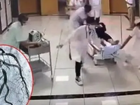 Đưa vợ đi khám bệnh, người đàn ông đột tử ngay cửa phòng khám và màn giành giật sự sống nghẹt thở trong 70 giây