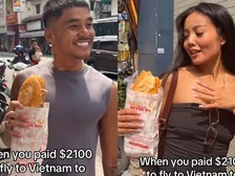 Đỉnh cao: Đôi khách Tây chi 50.000.000 đồng chỉ để ăn ổ bánh mì 50.0000 đồng