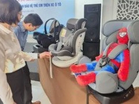 Chưa có đơn vị nào chứng nhận ghế an toàn cho trẻ em hợp quy