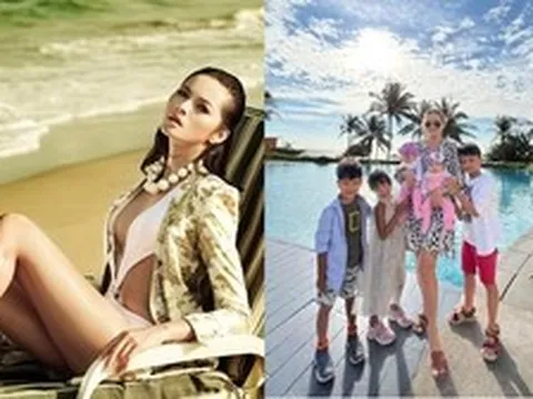 Á hậu đã cưới chồng vẫn một mình nuôi 5 con trong biệt thự 450m2 ở Đà Nẵng