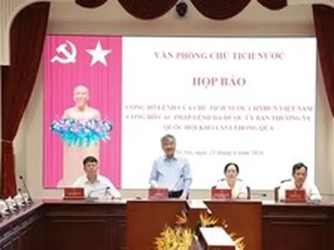 Hai pháp lệnh mới chính thức có hiệu lực từ 1/7/2026