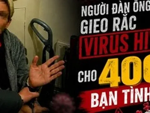 1 người đàn ông giấu kín bệnh HIV để làm "chuyện ấy" với khoảng 400 người trong 4 năm
