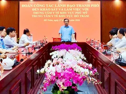 Phó bí thư Nguyễn Phước Lộc: Đầu tư Trung tâm y tế thành cơ sở 2 bệnh viện tuyến cuối