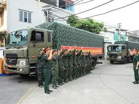 Đoàn Việt Nam cùng thiết bị, chó nghiệp vụ tham gia khắc phục hậu quả động đất ở Venezuela