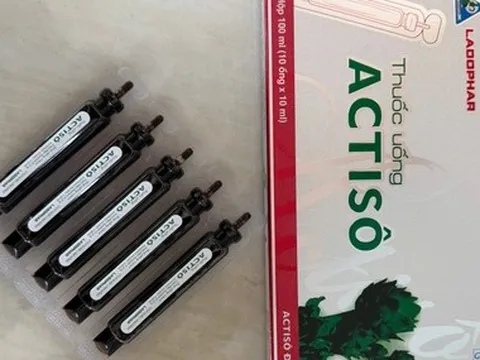 Thuốc atisô của Ladophar bị niêm phong vì lượng thuốc ít hơn quy định
