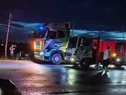 Va phải trâu thả rông, nam sinh ngã xuống đường bị xe tải cán tử vong