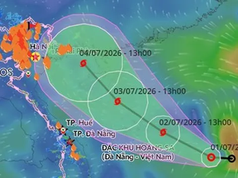 Bão số 1 sắp hình thành, 70% khả năng di chuyển vào vịnh Bắc Bộ