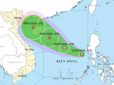 Biển Đông xuất hiện áp thấp nhiệt đới, bão số 1 năm 2026 có thể sắp hình thành