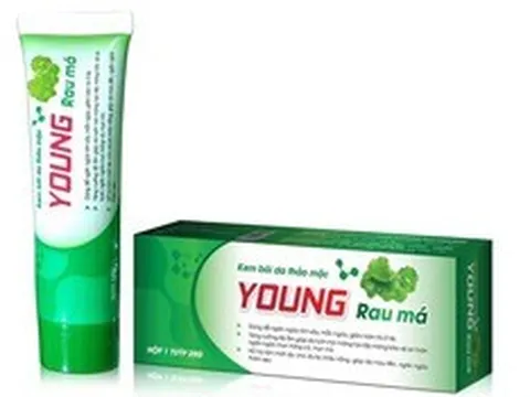 Thu hồi toàn quốc kem bôi da thảo mộc YOUNG RAU MÁ do vi phạm công thức